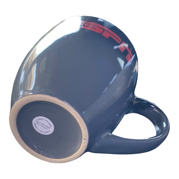 ESPN Coffee Mug New Red letter black gray  mug - Picture 4 of 5